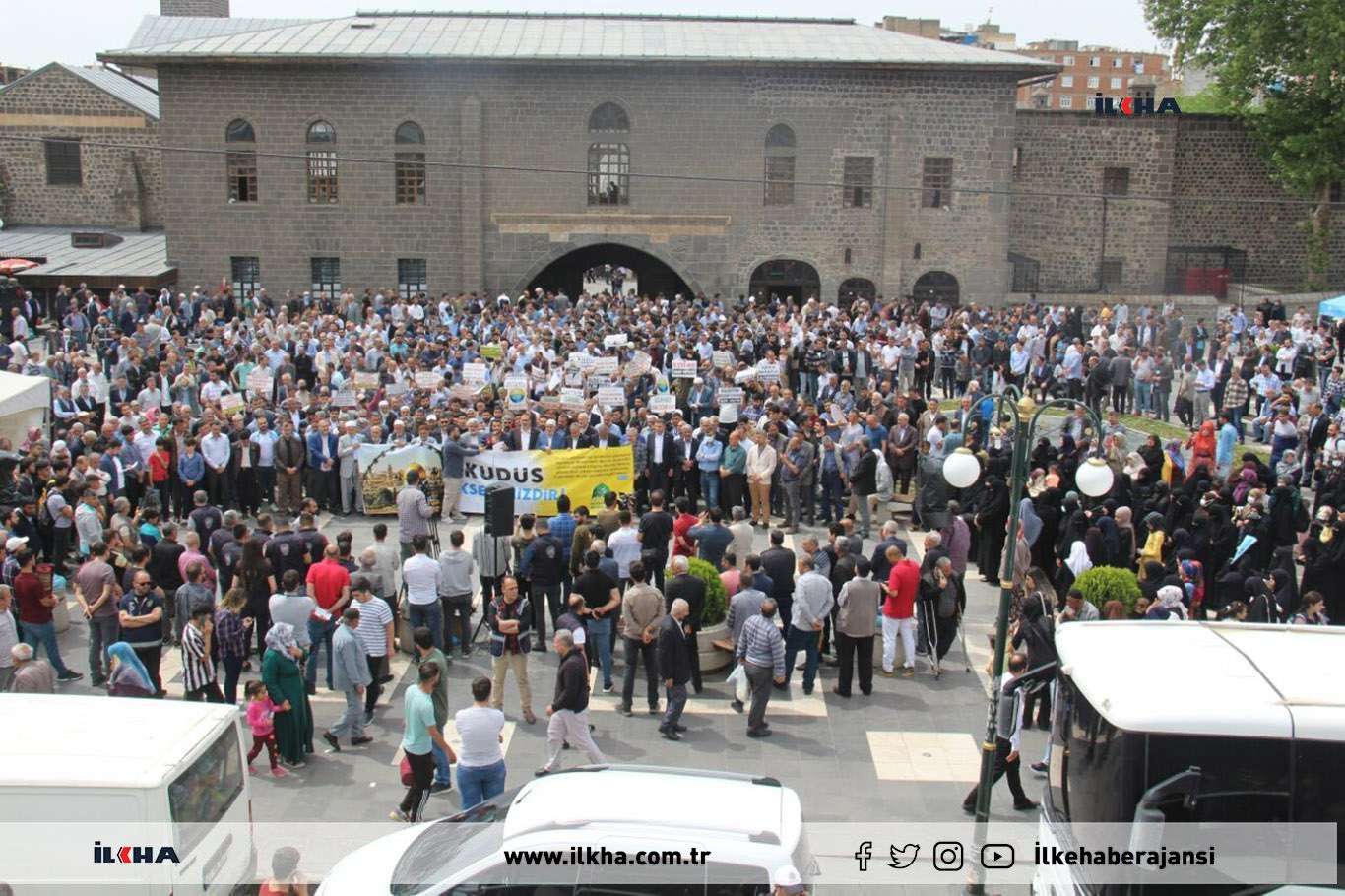 Thousands protest in Turkey against israeli atrocities in Palestine